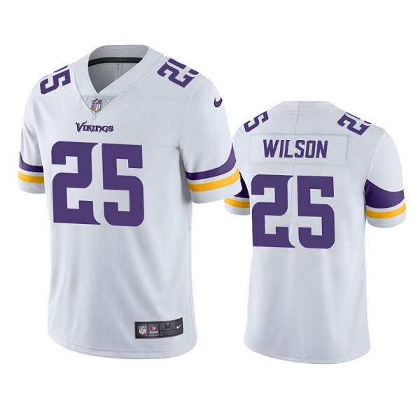 Men's White Minnesota Vikings #25 Albert Wilson Vapor Untouchable Stitched Jersey